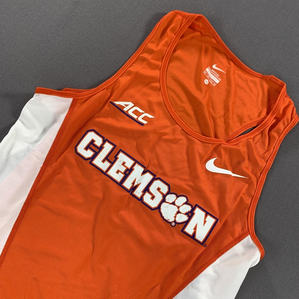NCAA Track & Field Clemson Tigers Women XS Singlet Sleeveless Sportwear Tank ACC